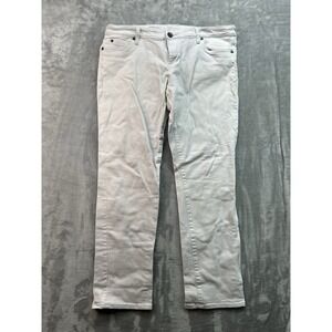 Kut From The Kloth Katherine Boyfriend Straight  Jeans Womens Plus Sz 16 White